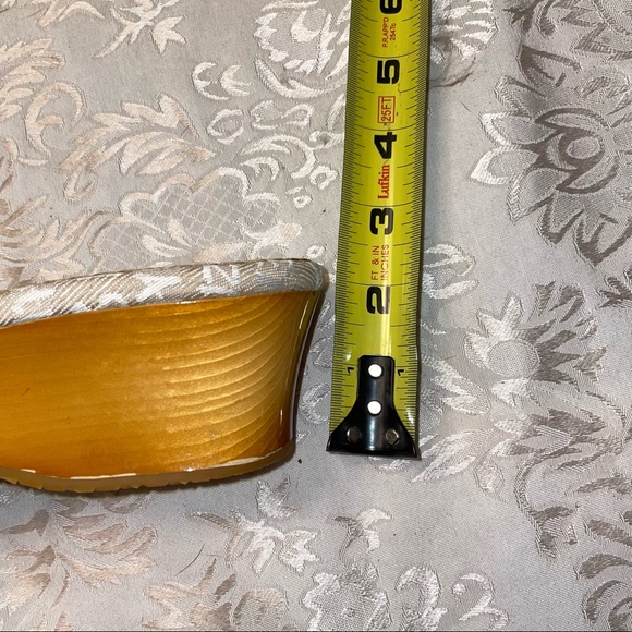 Stuart Weitzman Open Toe Top Buckle Closure Wedge Sandals 7.5B - Picture 11 of 12